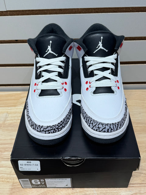 Jordan 3 Retro Infrared 23 Sz 6.5Y/8W