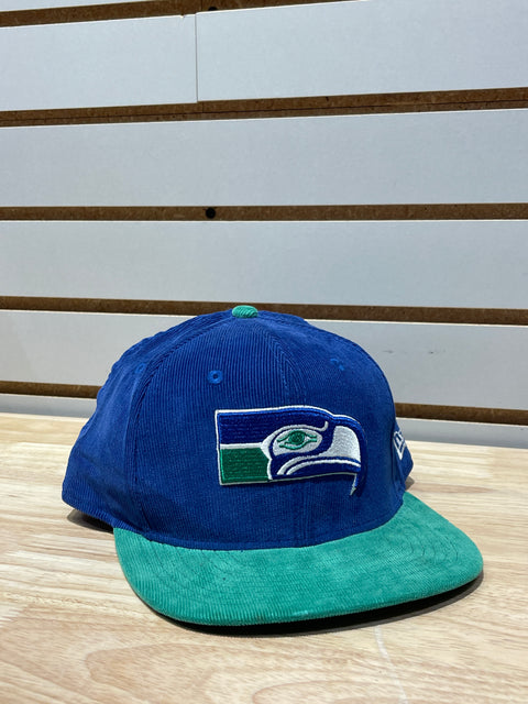 Vintage NFL Seattle Seahawks Hat New Era Made USA Snapback