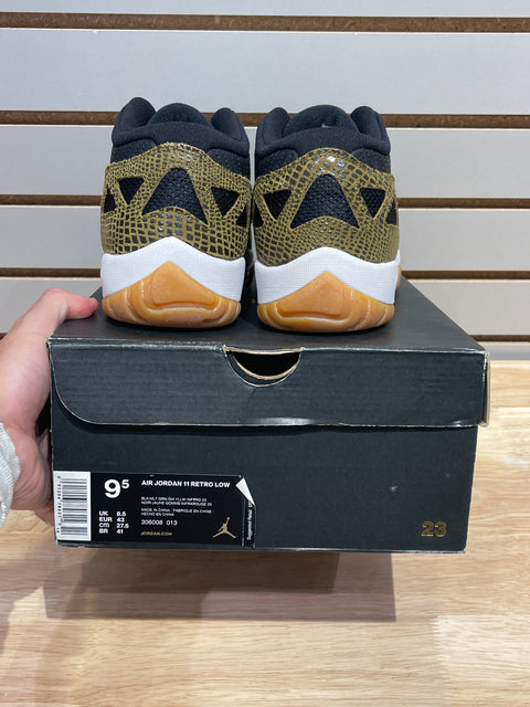 Jordan 11 Retro Low IE Militia Green (2015) Sz 9.5M
