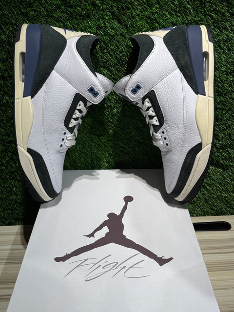 Jordan 3 Retro OG SP A Ma Maniére Diffused Blue Sz 12.5M