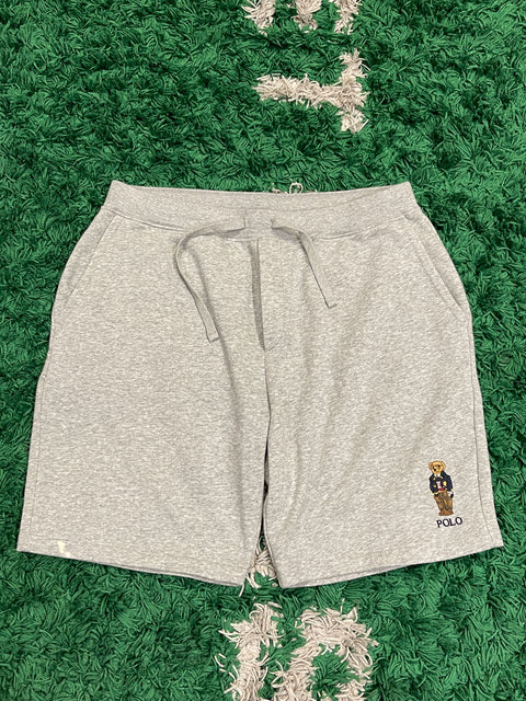 Polo Ralph Lauren Fleeced Grey Shorts Polo Bear
