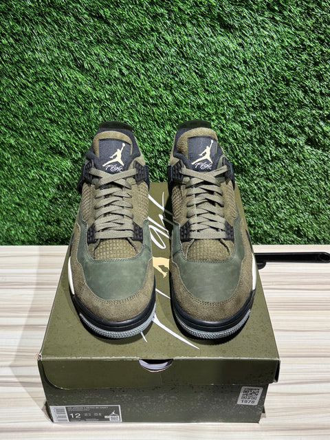 Jordan 4 Retro SE Craft Medium Olive Sz 12