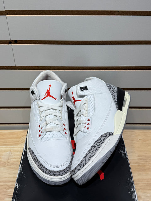 Jordan 3 Retro White Cement Reimagined Sz 10.5
