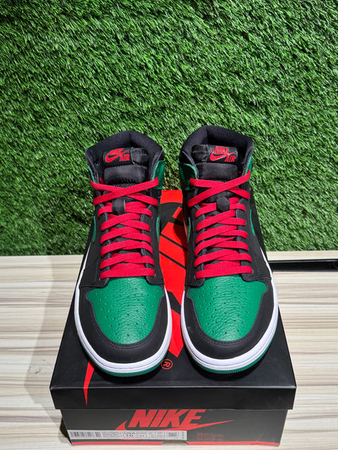 Jordan 1 Retro High Pine Green Black Sz 10M