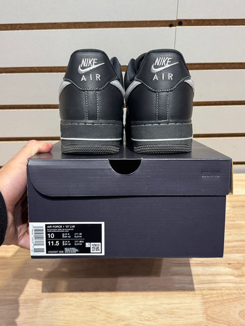 Nike Air Force 1 Low '07 LV8 Black Grey Sz 10