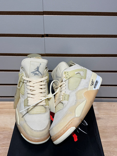 Jordan 4 Retro Off-White Sail (Women's) Sz 10.5M/12W,,