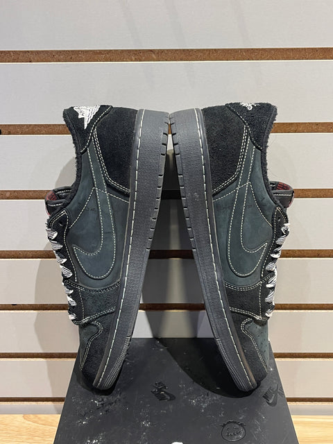 Jordan 1 Retro Low OG SP Travis Scott Black Phantom Sz 12M
