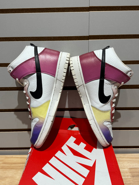 Nike Dunk High Multi-Color Gradient (Women's) Sz 8.5M
