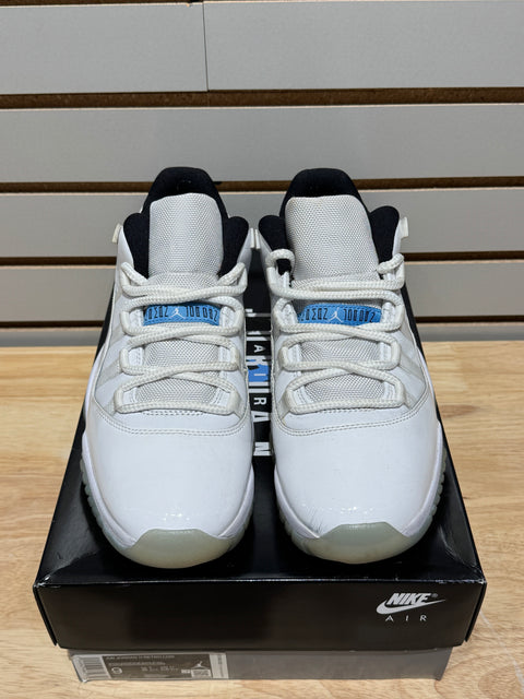 Jordan 11 Retro Low Legend Blue Sz 9