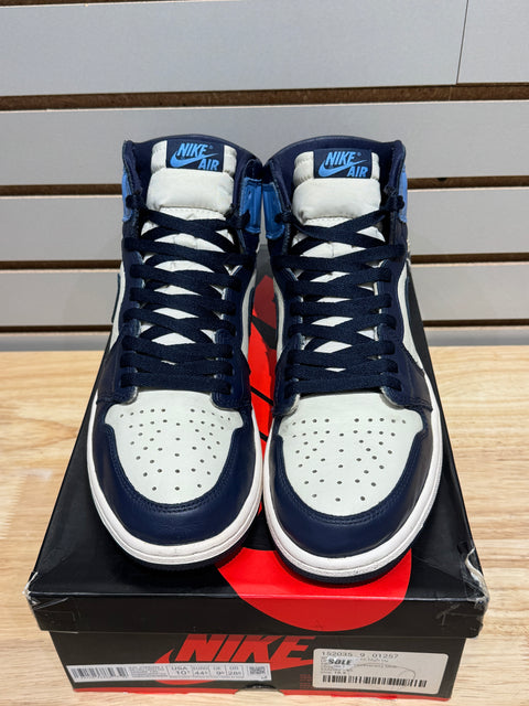 Jordan 1 Retro High Obsidian Sz 10.5