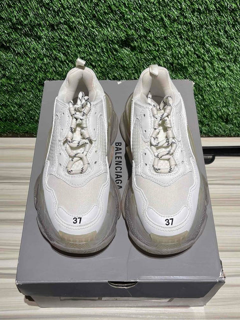 Balenciaga Triple S Clear Sole White (Women's) Sz 7M