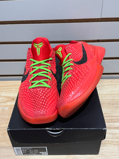 Nike Kobe 6 Protro Reverse Grinch Sz 9.5