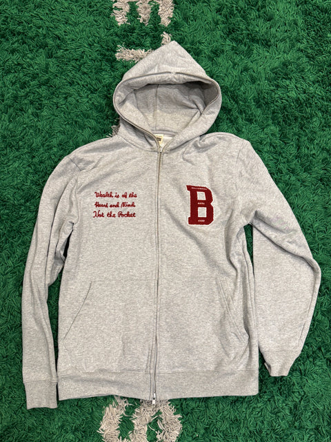 Billionaire Boys Club Collegiate Full Zip Hoodie Sz M