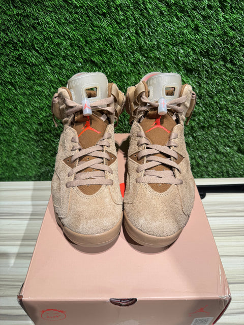 Jordan 6 Retro Travis Scott British Khaki Sz 7M