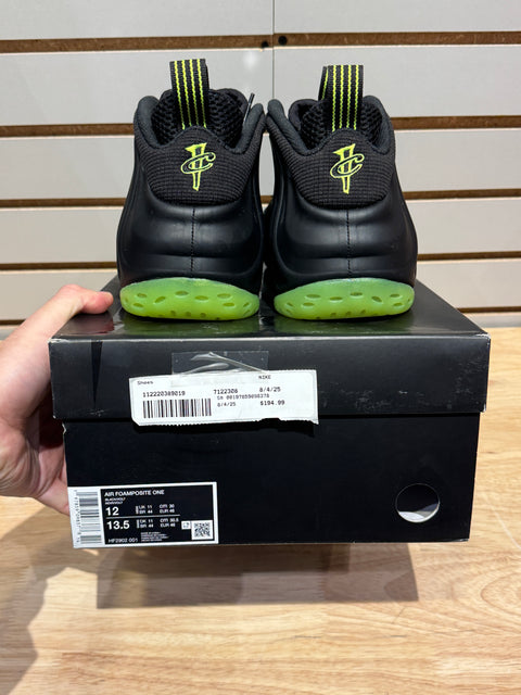 Nike Air Foamposite One Black Volt Sz 12