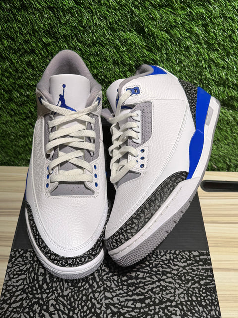 Jordan 3 Retro Racer Blue Sz 11.5M