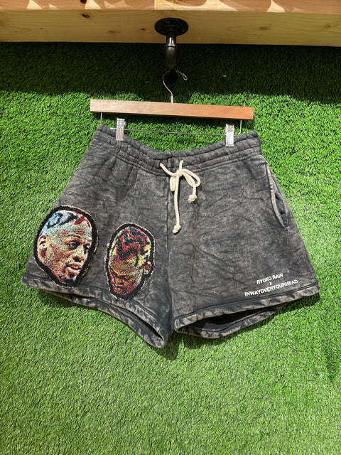 Ryoku Rain x inwayoveryourhead Rodman Sweat Shorts Sz L