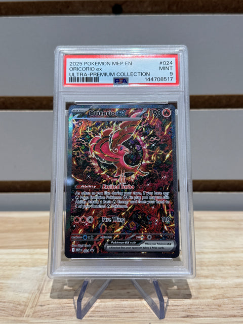 Pokémon Oricorio ex - 024 - ME: Mega Evolution Promo (MEP) PSA 9