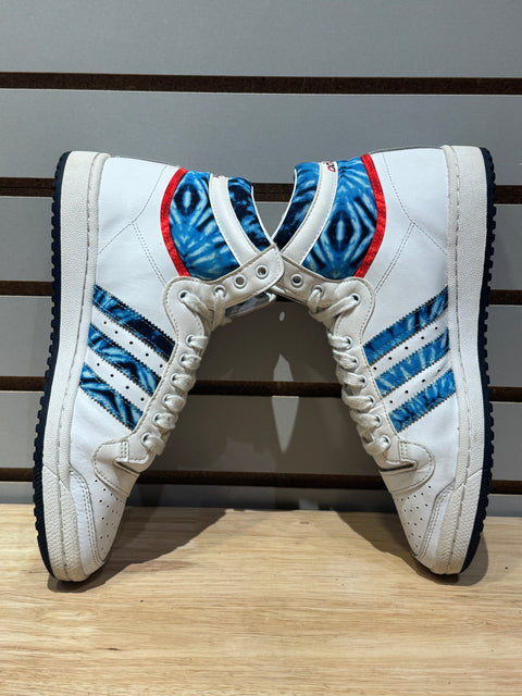 Adidas Top Ten High Tie Dye Sz 9