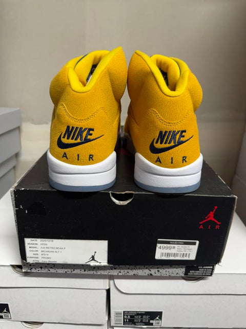 Jordan 5 Retro Michigan PE (2021) Sz 14