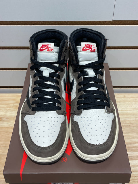 Jordan 1 Retro High OG SP Travis Scott Mocha Sz 10