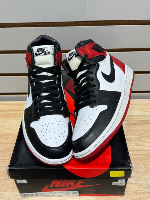 Jordan 1 Retro High Satin Black Toe (Women's) Sz 9.5W/8M