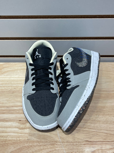 Jordan 1 Low SE Crater Black Grey Sz 10.5