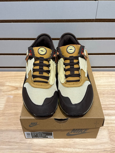 Nike Air Max 1 Travis Scott Cactus Jack Baroque Brown Sz 10.5