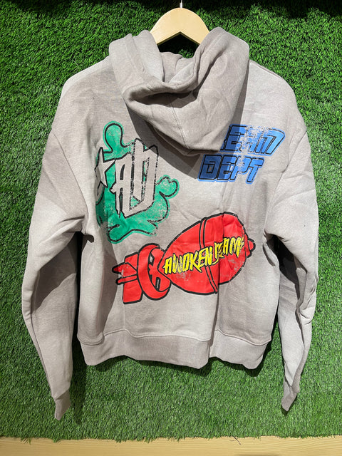 Heather Grey Awoken Dreams Hooded Full Zip