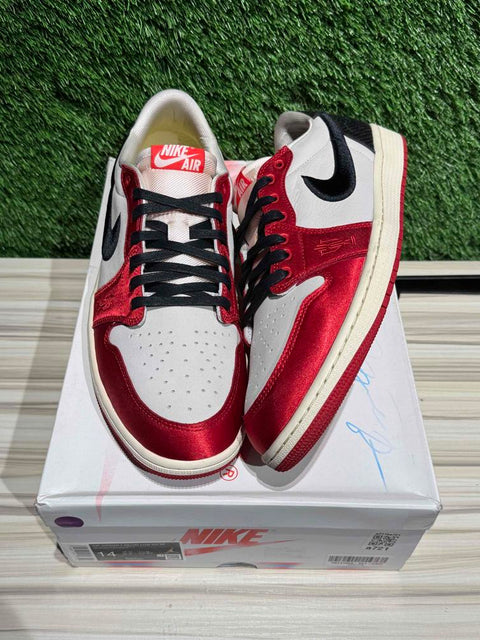 Jordan 1 Retro Low OG Trophy Room Rookie Card Away Sz 14