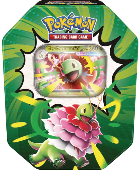 2026 Pokémon Mega Evolution Ascended Heroes Mega Meganium ex Tin