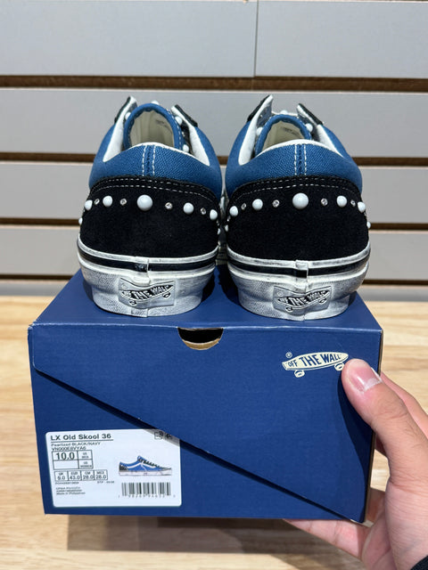 Vans LX Old Skool 36 Pearlized Pack Black Navy Sz 10