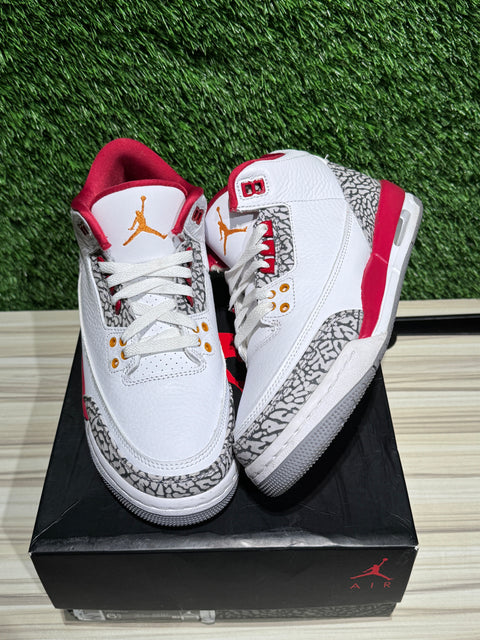 Jordan 3 Retro Cardinal (GS) Sz 6.5Y