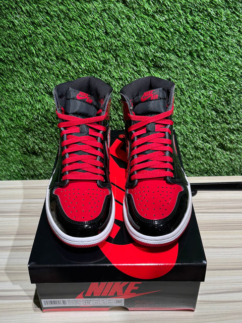 Jordan 1 Retro High OG Patent Bred Sz 10