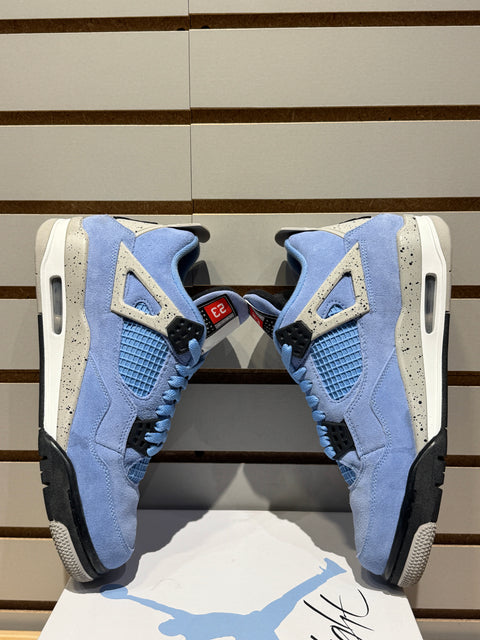 Jordan 4 Retro University Blue Sz 8.5