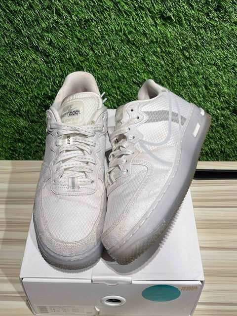 Nike Air Force 1 React White Light Bone Sz 10M