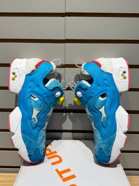 Reebok Instapump Fury Doraemon Furry Blue Sz 11