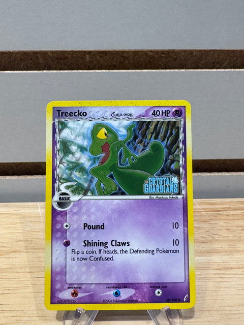 Treecko (Delta Species) - Pokemon EX Crystal Guardians (CG) Stamped