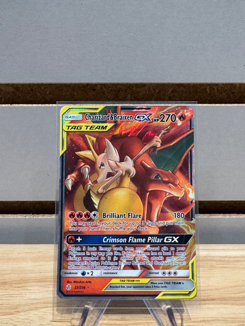 Charizard & Braixen GX - Pokemon SM - Cosmic Eclipse (SM12)