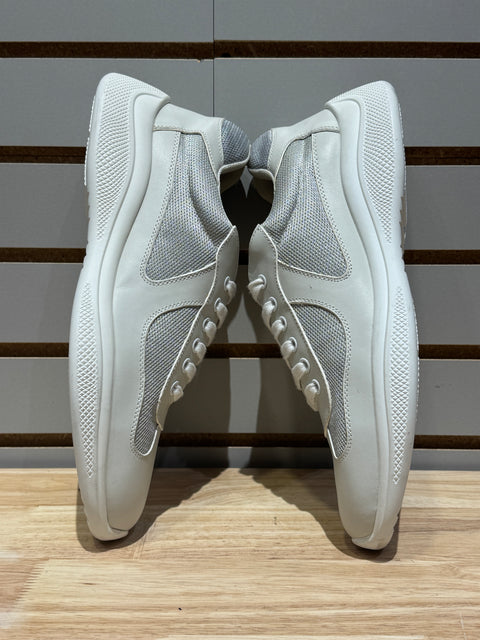 Prada America's Cup White Silver Sz 9