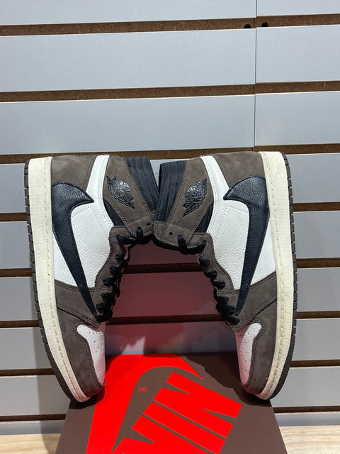 Jordan 1 Retro High OG SP Travis Scott Mocha Sz 10
