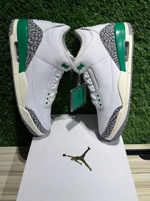Jordan 3 Retro Lucky Green (Women's) Sz 9.5M