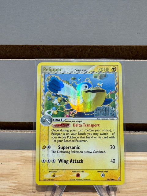 Pokémon Pelipper (Delta Species) - EX Crystal Guardians (CG) Reverse Holo