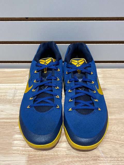 Nike Kobe 9 EM Gym Blue University Gold Sz 12