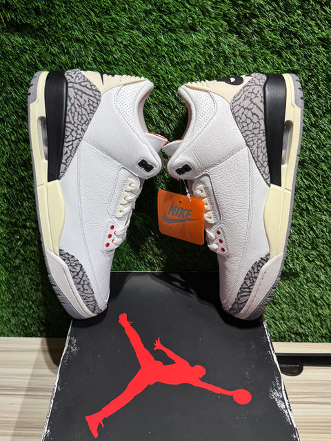 Jordan 3 Retro White Cement Reimagined Sz 12M