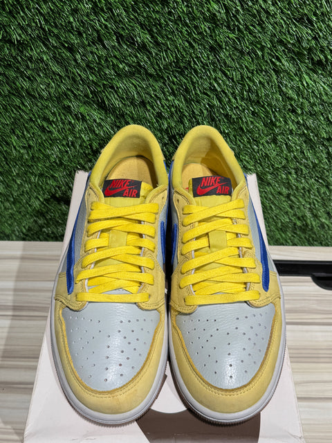 Jordan 1 Retro Low OG SP Travis Scott Canary (Women's) Sz 7.5M