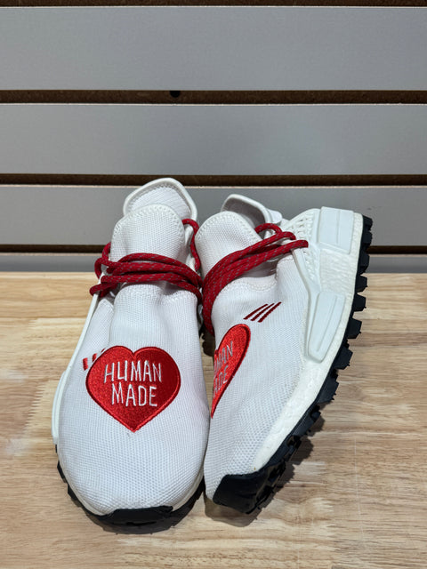 adidas NMD HU Pharrell Human Made White Red Sz 9