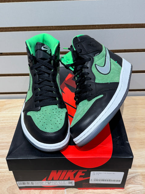 Jordan 1 Retro High Zoom Zen Green Sz 8.5