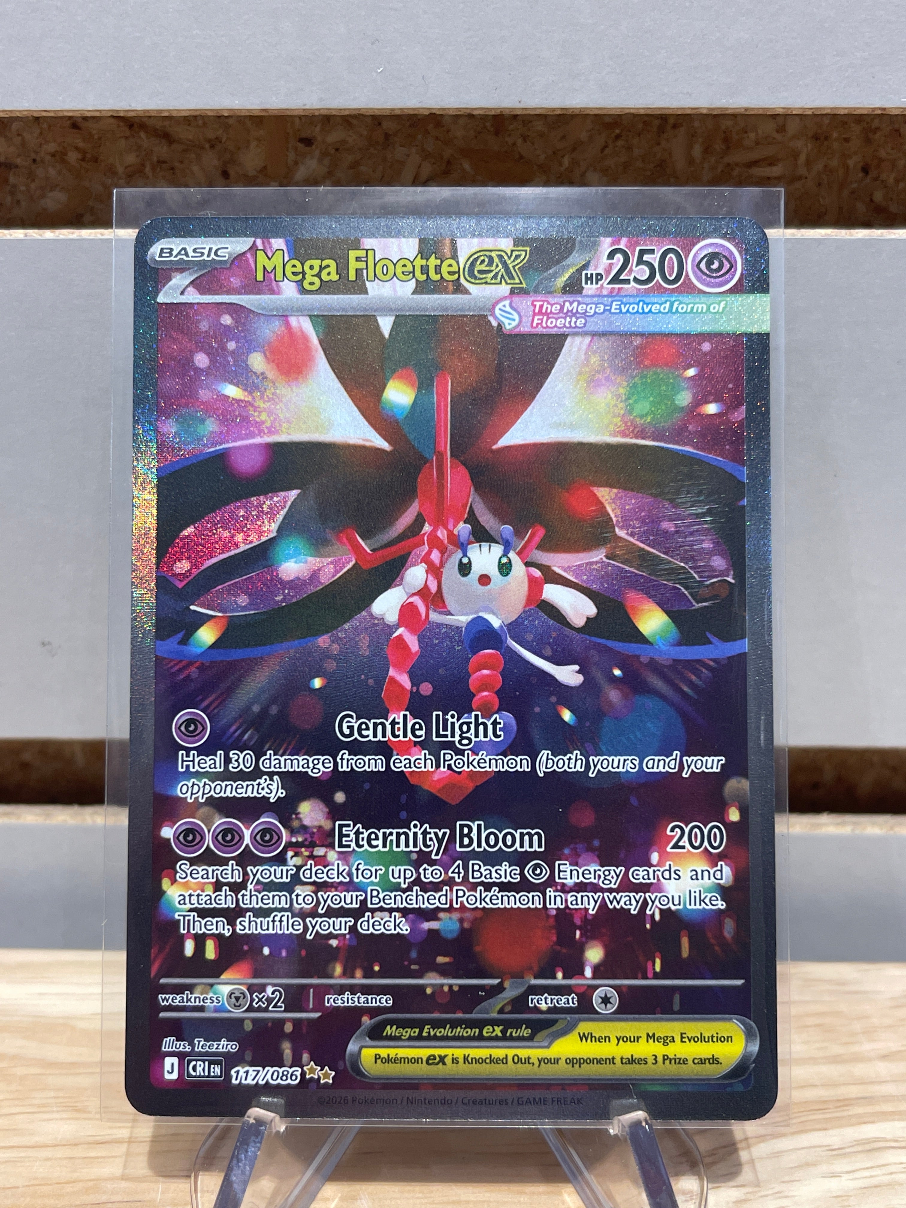 floette pokemon card Pokémon Mega ex - 117/086 The background can be sun & moon Size:Oversized Playmat How Special Status Conditions