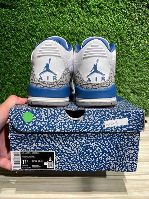 Jordan 3 Retro Wizards Sz 11.5M